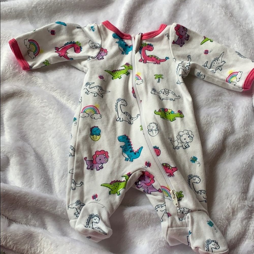 Two way zipper onesie